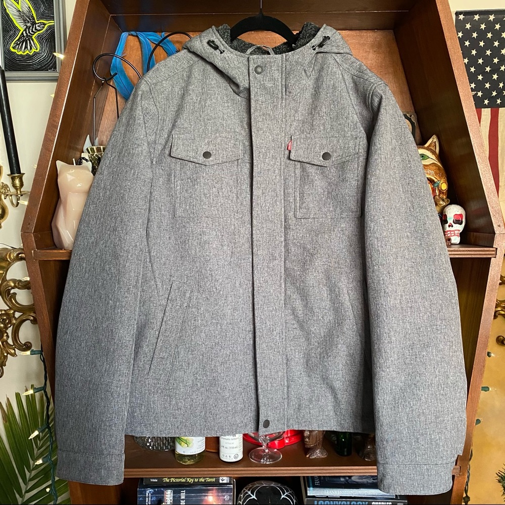 Levi’s - Sherpa Lined Jacket - Gray - Men’s Large